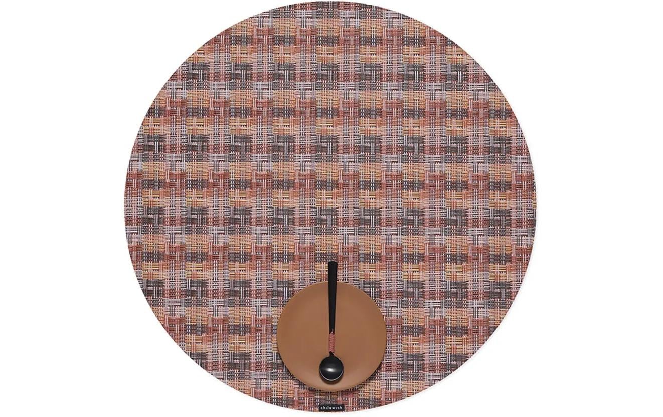 Chilewich Tischset Fable, rund, 38 cm, Sorbet