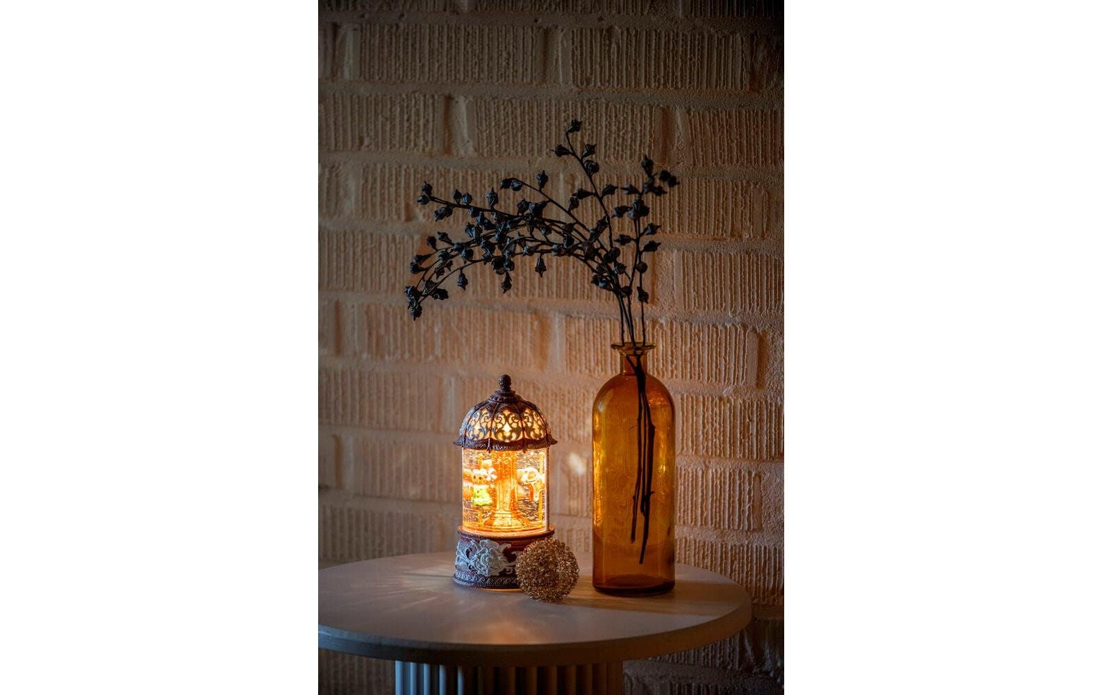 Konstsmide LED Wasserlaterne Lebkuchenkarussell, Höhe: 22.3 cm