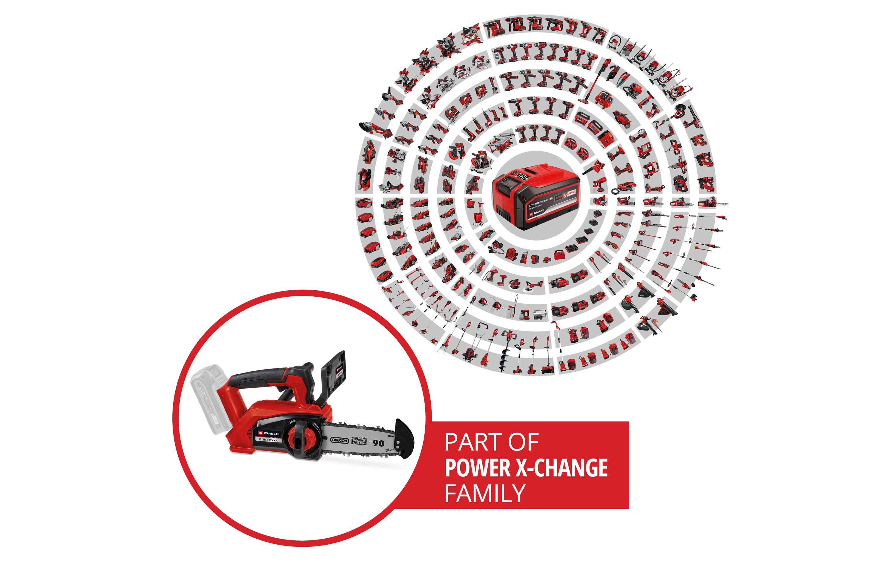 Einhell Professional Akku-Kettensäge FORTEXXA 18/20 TH Solo