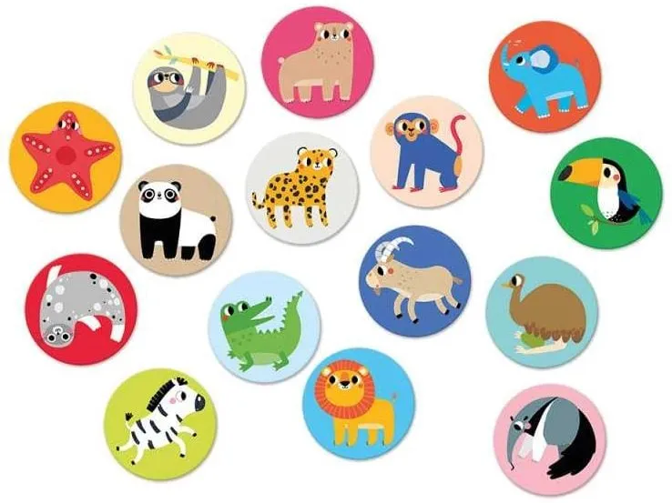 Banana Panda Memory On-the-Go Wild Animals