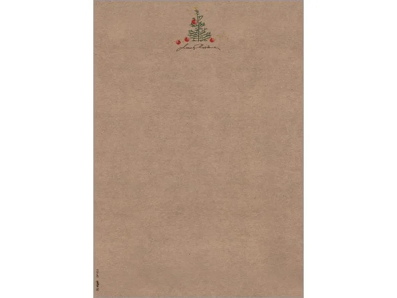 Sigel Motivpapier Christmas with apples, A4, 90 g/m², 100 Blatt