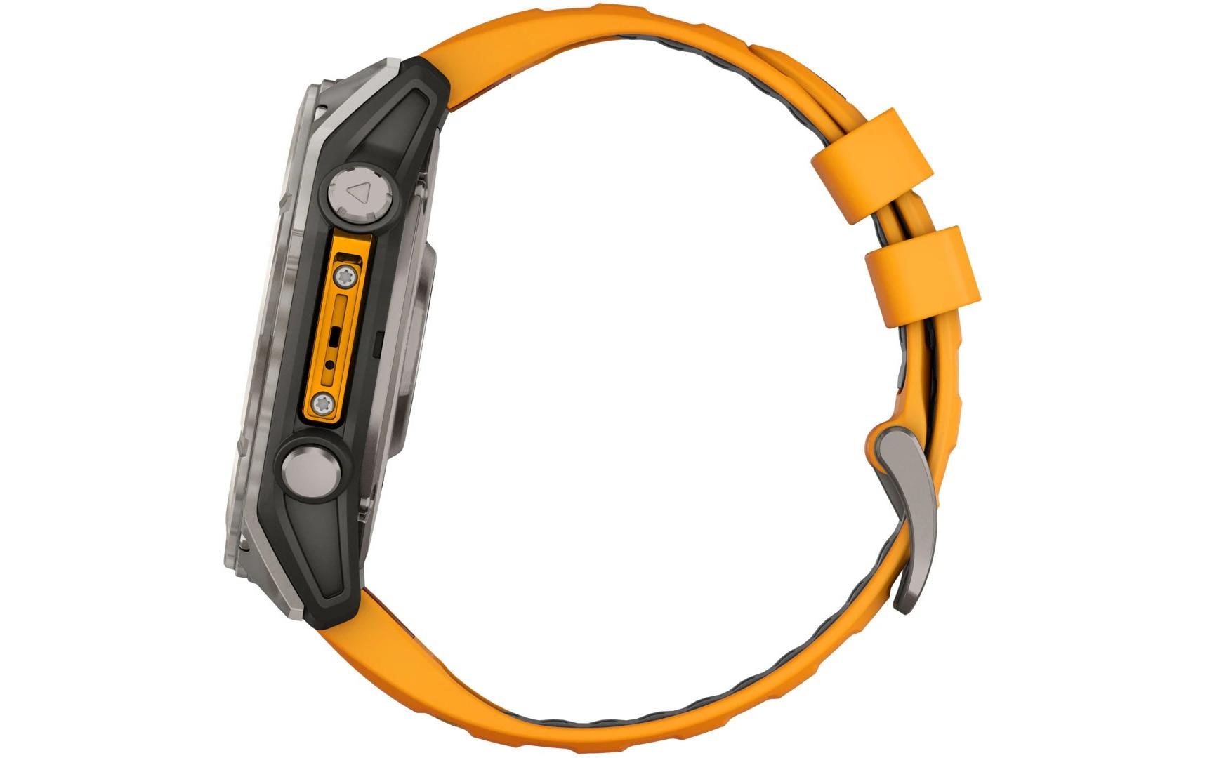 GARMIN Sportuhr Fenix 8 AMOLED Sapphire, 51 mm Orange GARMIN Sportuhr Fenix 8 AMOLED Sapphire, 51 mm Orange