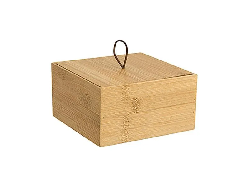 diaqua® Aufbewahrungsbox aus Bambus 15 x 15 x 8 cm, Nature diaqua® Aufbewahrungsbox aus Bambus 15 x 15 x 8 cm, Nature