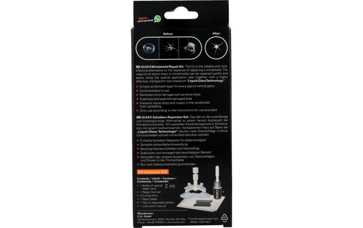 Quixx Scheiben-Reparatur-Set 2 ml Quixx Scheiben-Reparatur-Set 2 ml