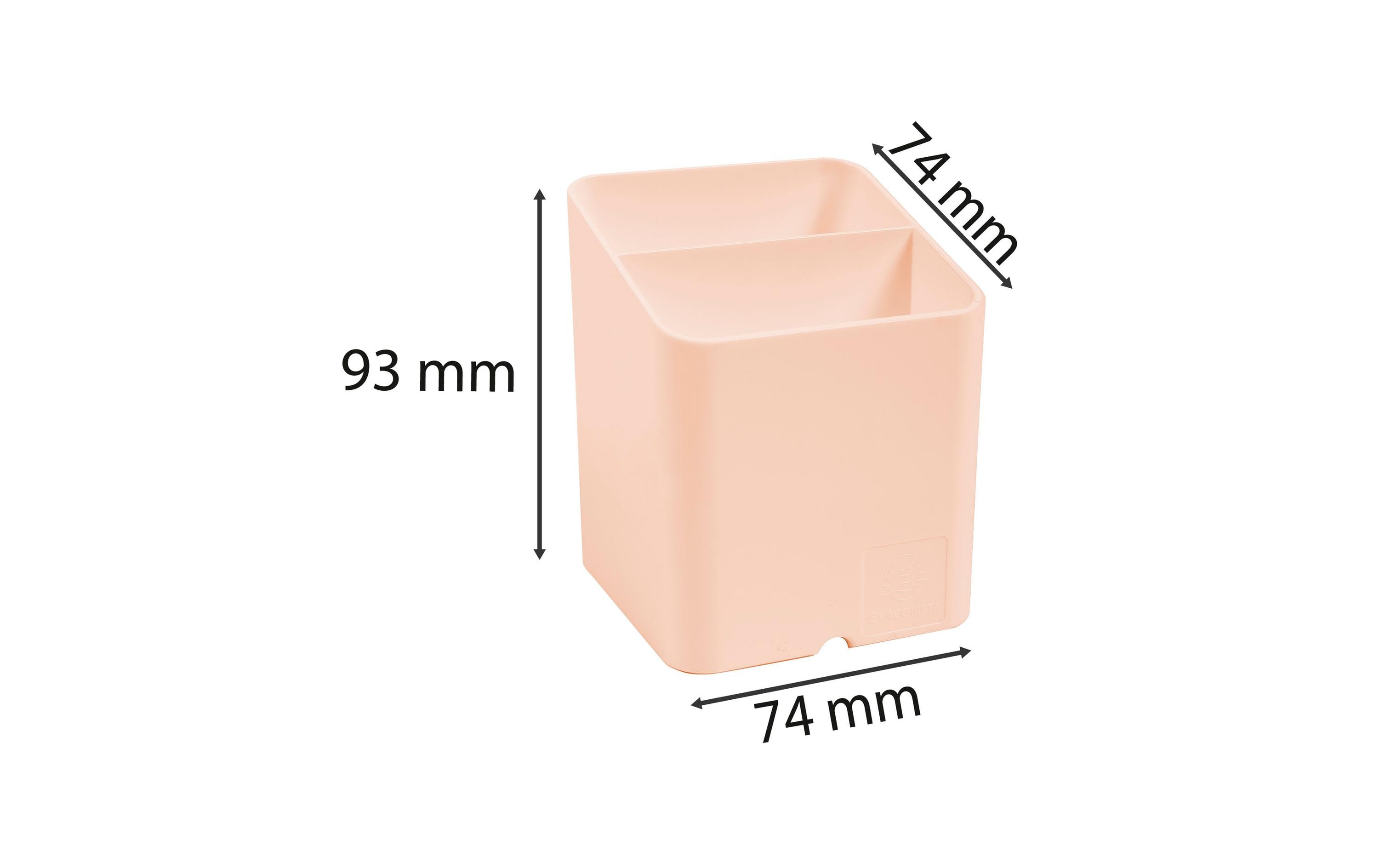 Exacompta Stiftehalter Pen-Cube Aquarel, Korallenrot