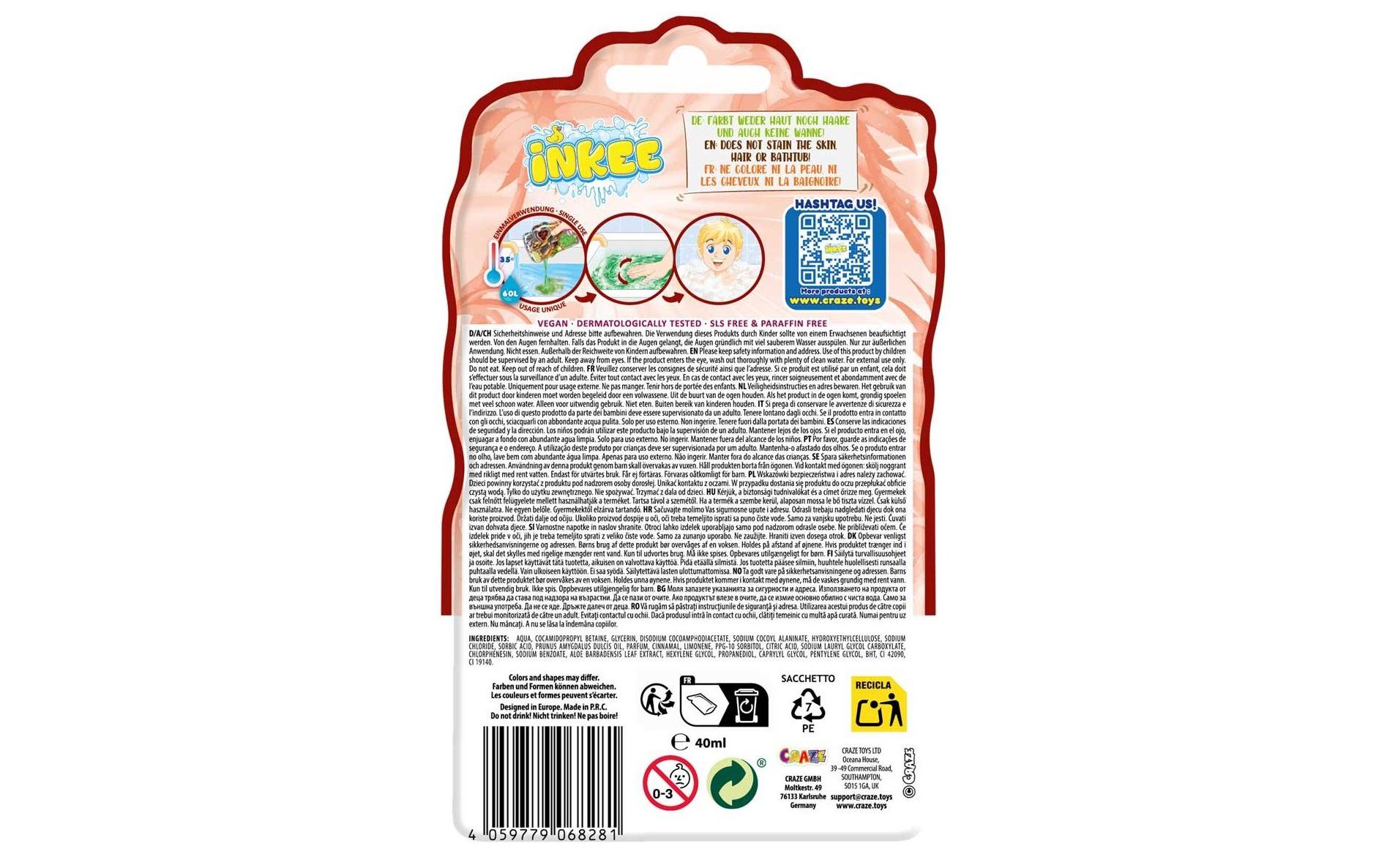 Craze Schaumbad Dinorex 1 Stück