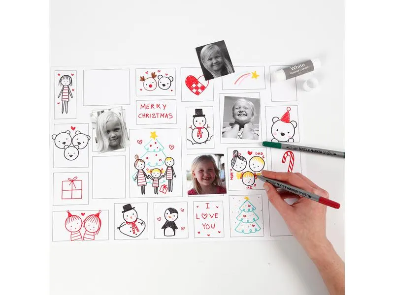 Creativ Company Adventskalender Uni 5 Stück Creativ Company Adventskalender Uni 5 Stück