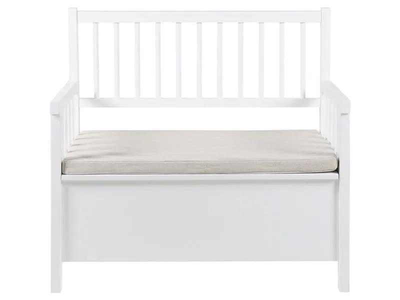 AC Design Sitzbank Aster 90 x 48 x 85 cm, Weiss AC Design Sitzbank Aster 90 x 48 x 85 cm, Weiss