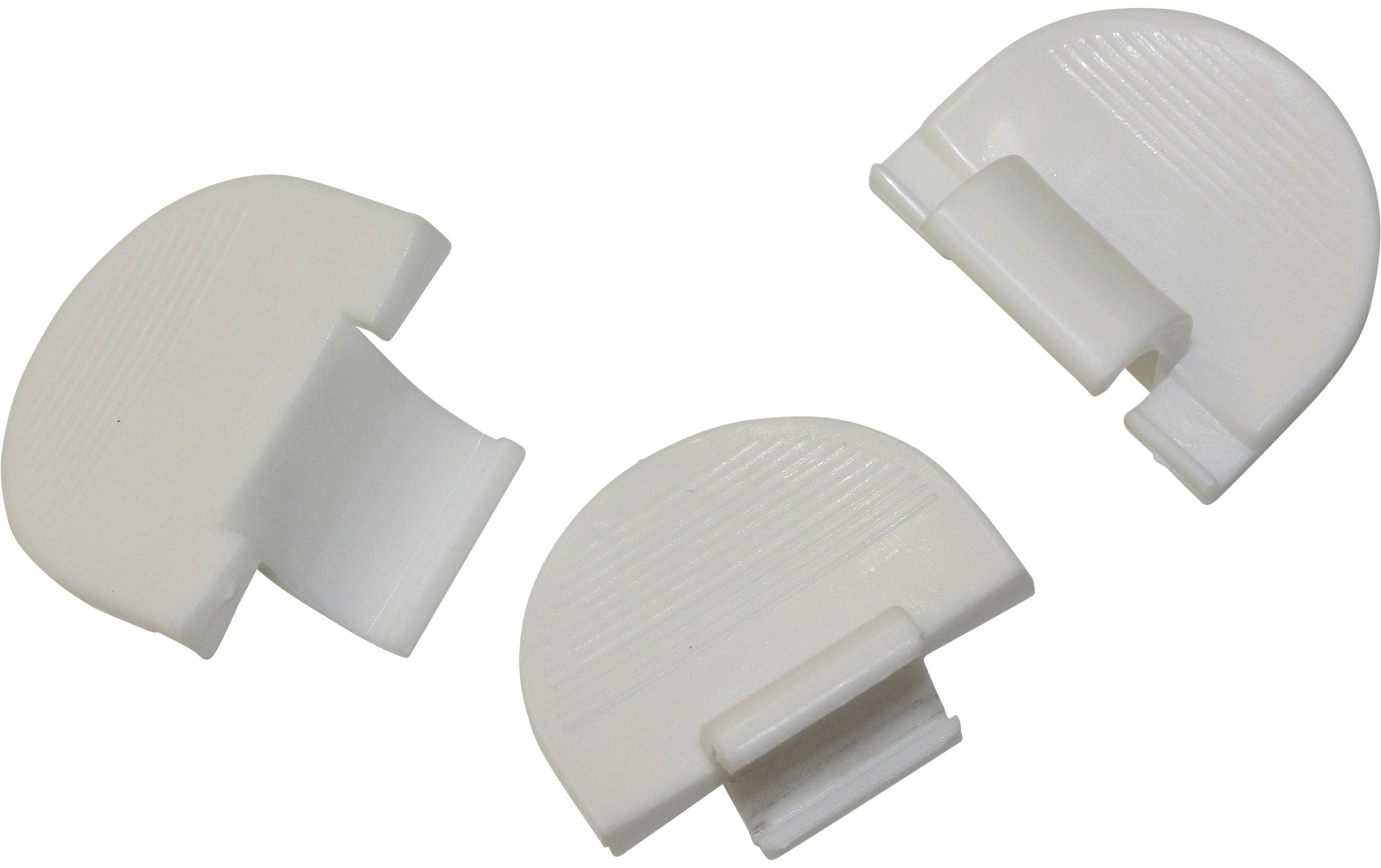 Gardinia Ersatzset Bediengriffe, Weiss, 3 Stück