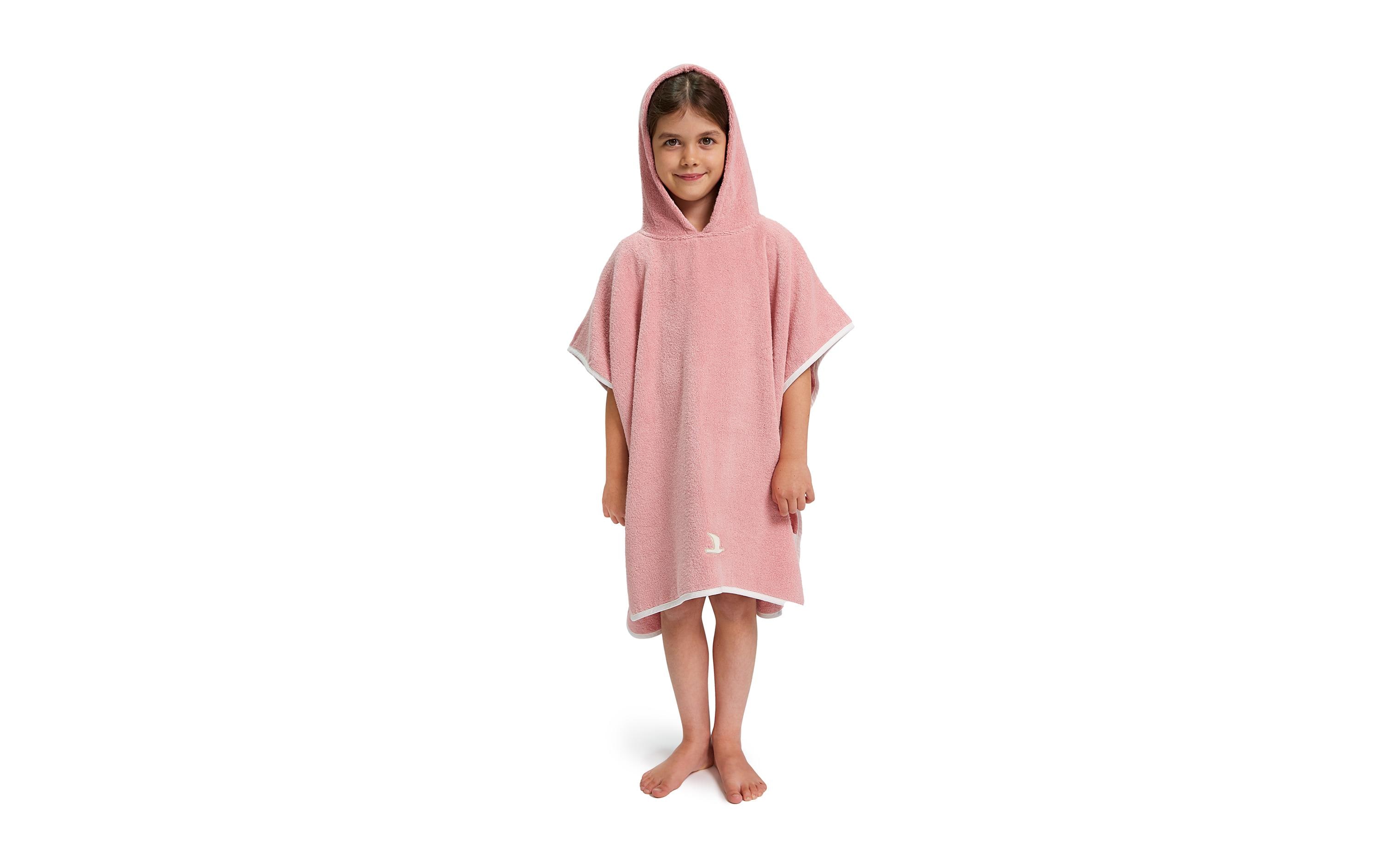 Möve Poncho Soft Hug Grösse 110-128, Rosa
