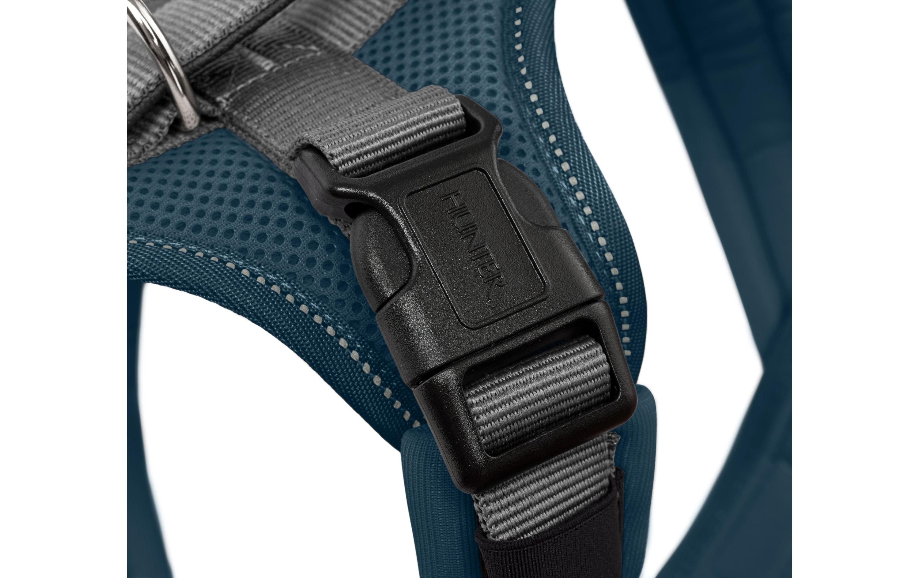 Hunter Geschirr Maldon UP L petrol/grau