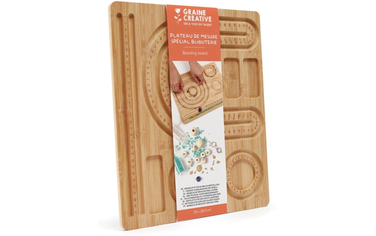 Graine Créative Graine Créative Schmuck-Messbrett Bambus 35 x 28.5 cm