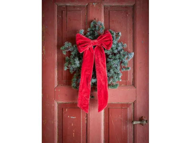 Bloomingville Weihnachtsdeko Ruby Schleife, Rot Bloomingville Weihnachtsdeko Ruby Schleife, Rot