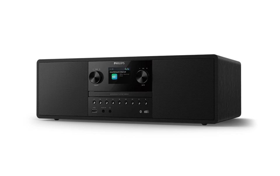 Philips Mini Stereoanlage TAM6500/10 Schwarz