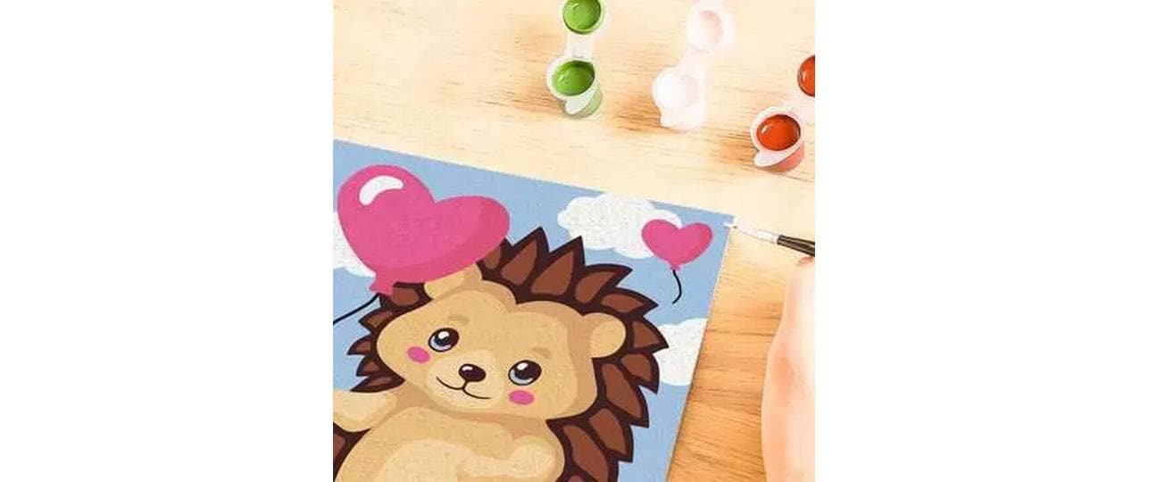 Ravensburger Malen nach Zahlen CreArt – Happy Hedgehog