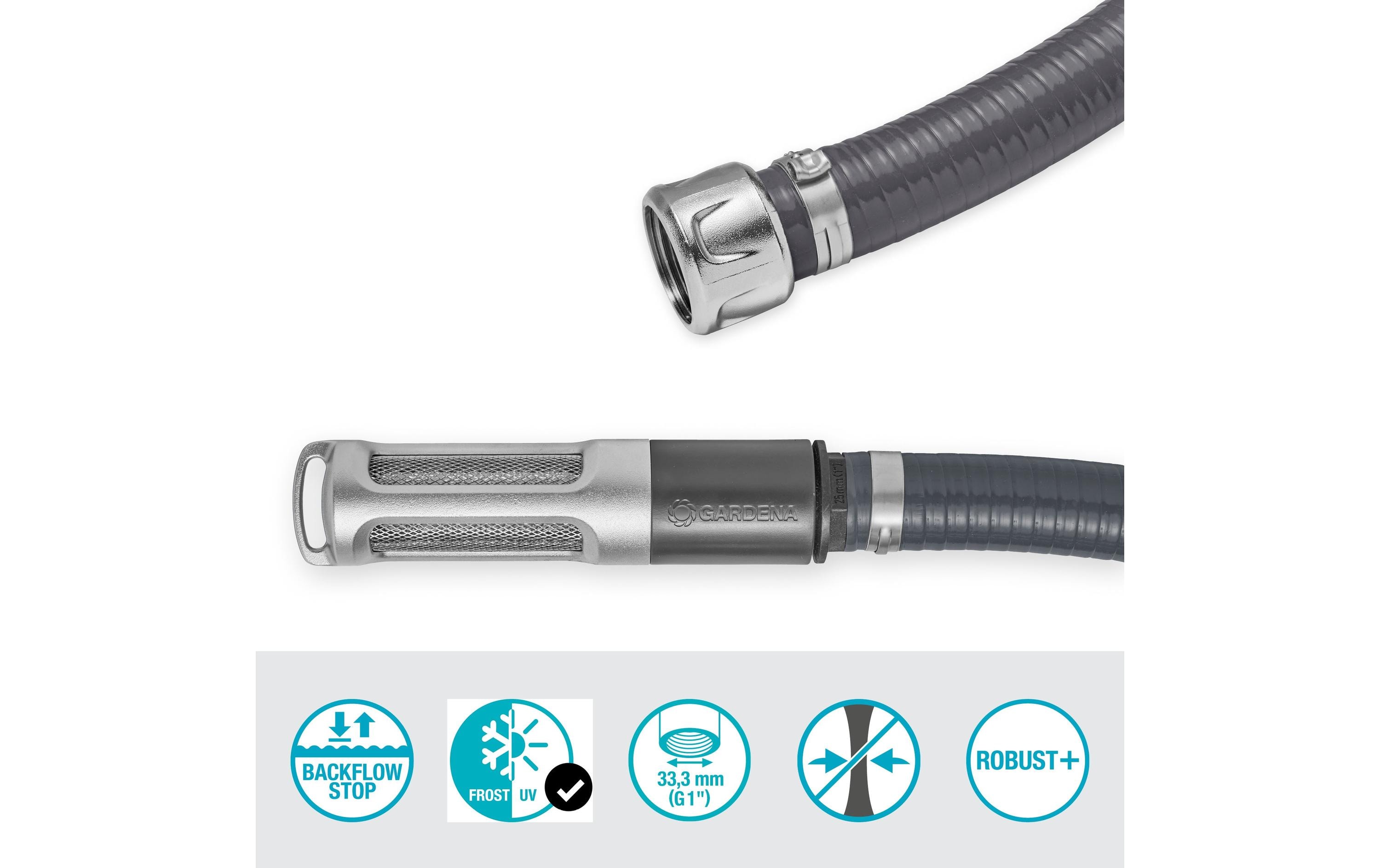 GARDENA Sauggarnitur 25 mm (1), 4 m GARDENA Sauggarnitur 25 mm (1), 4 m