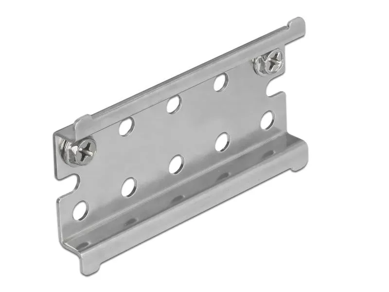 Delock Hutschiene mit Endanschlag zur Wandmontage Delock Hutschiene mit Endanschlag zur Wandmontage