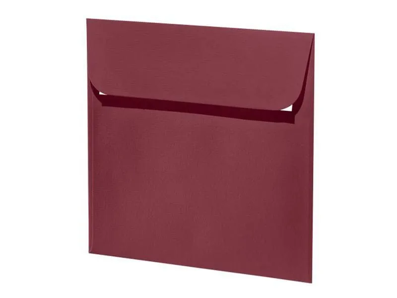 Artoz Couvert 1001, 16 x 16 cm, 5 Stück, Weinrot Artoz Couvert 1001, 16 x 16 cm, 5 Stück, Weinrot