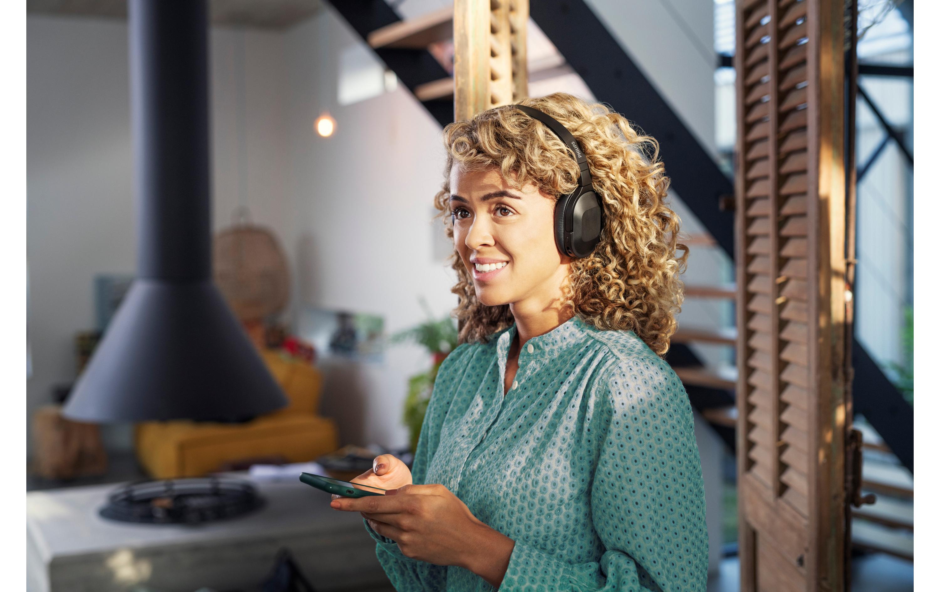 Philips Over-Ear-Kopfhörer TAH6506BK/00 Schwarz