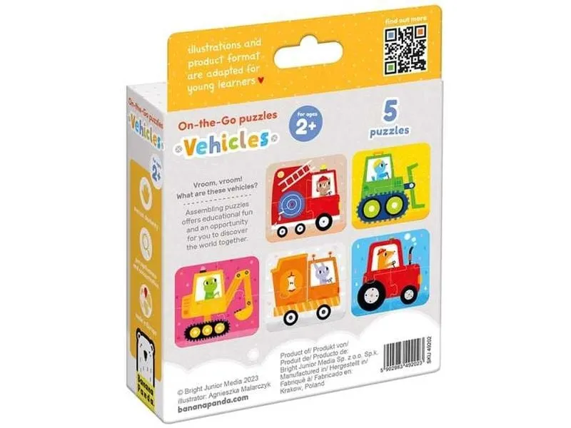 Banana Panda Puzzle On-the-Go Fahrzeuge Pappe 20 Teile Banana Panda Puzzle On-the-Go Fahrzeuge Pappe 20 Teile