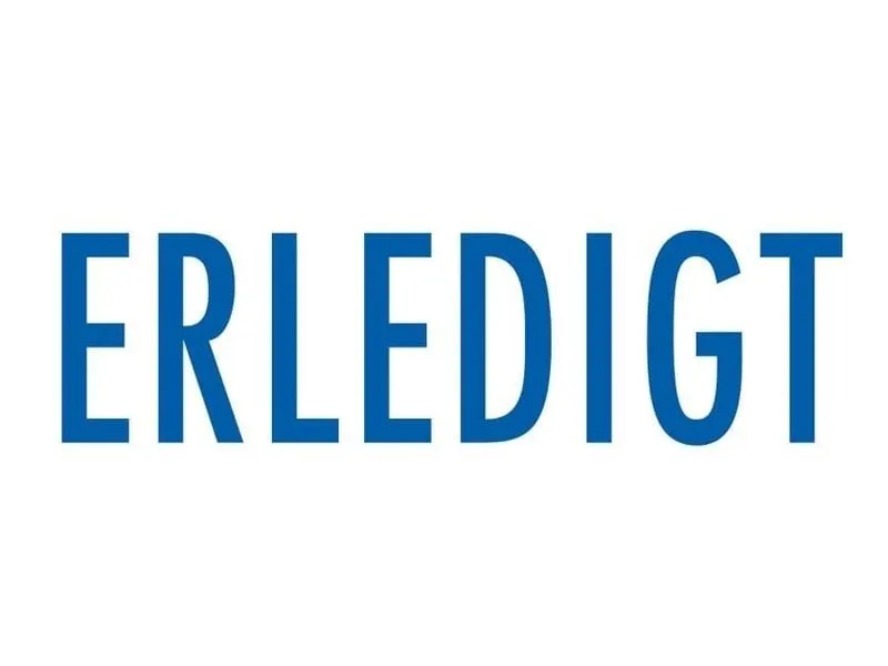 Colop Wort- und Datumsstempel Green Line «ERLEDIGT», Blau Colop Wort- und Datumsstempel Green Line «ERLEDIGT», Blau