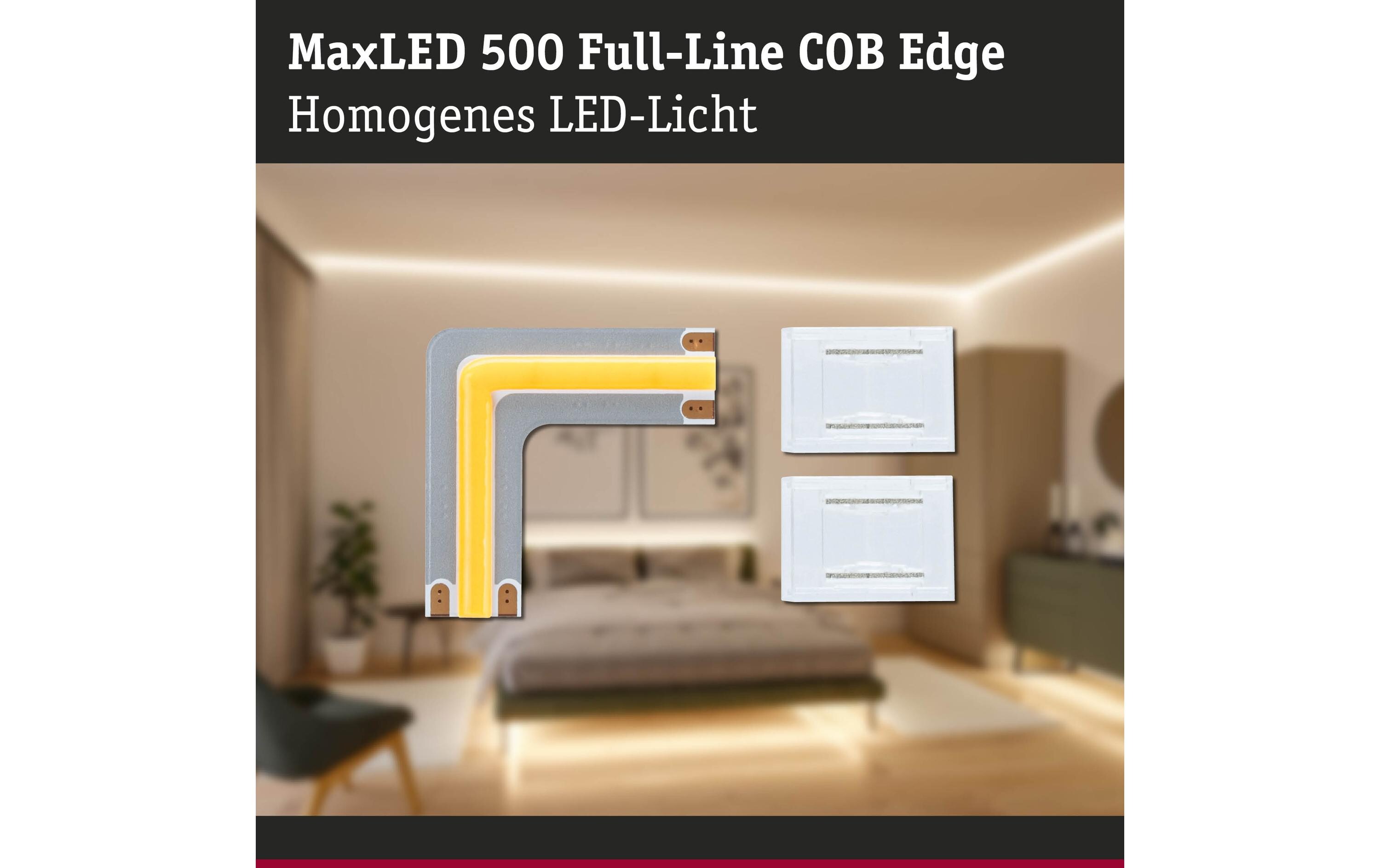 Paulmann MaxLED 500 LED Strip Full-Line COB Edge 90°