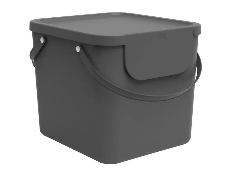 Rotho Recyclingbehälter Albula 40 l, Anthrazit Rotho Recyclingbehälter Albula 40 l, Anthrazit
