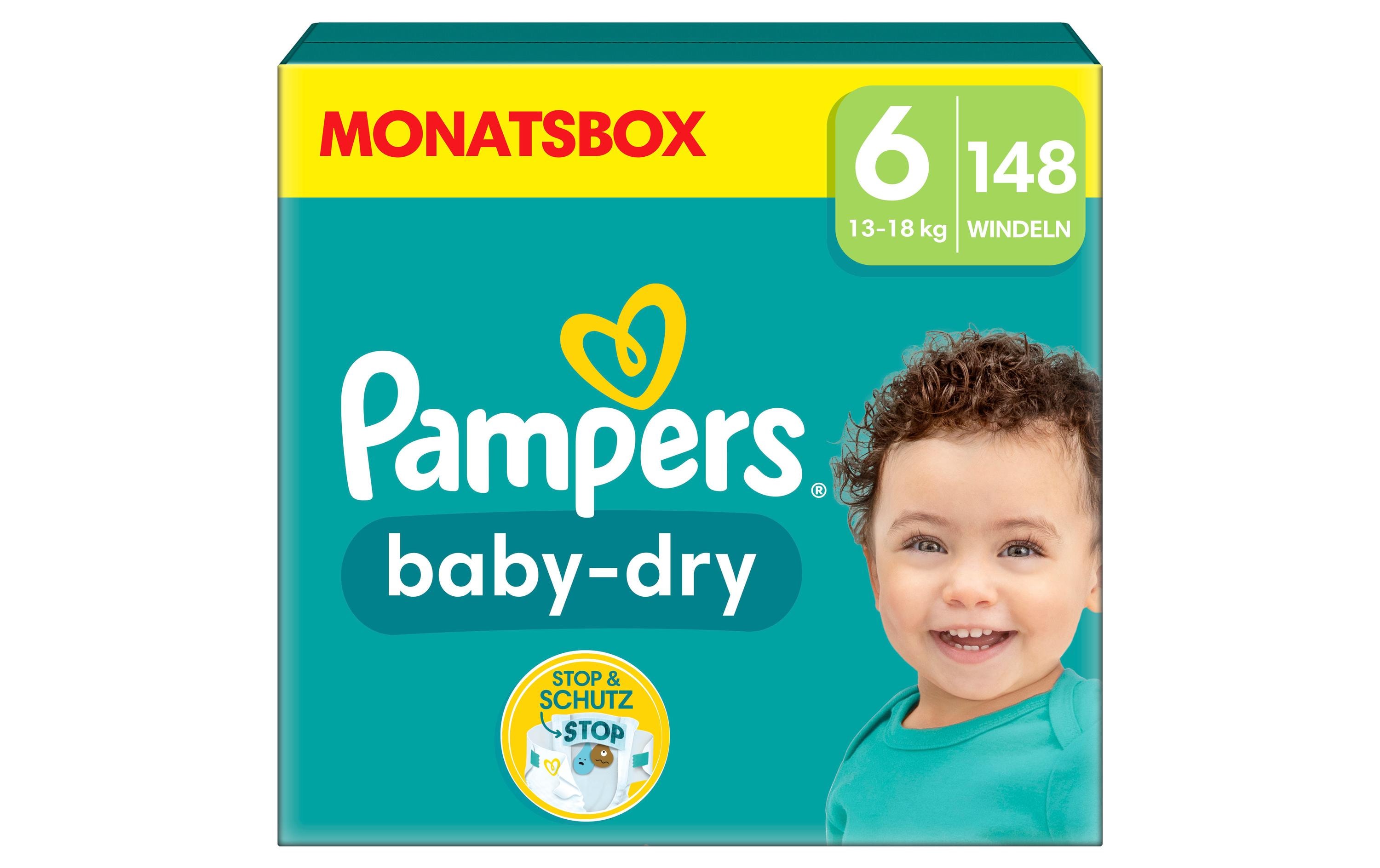 Pampers Windeln Baby Dry Extra Large Grösse 6 Pampers Windeln Baby Dry Extra Large Grösse 6