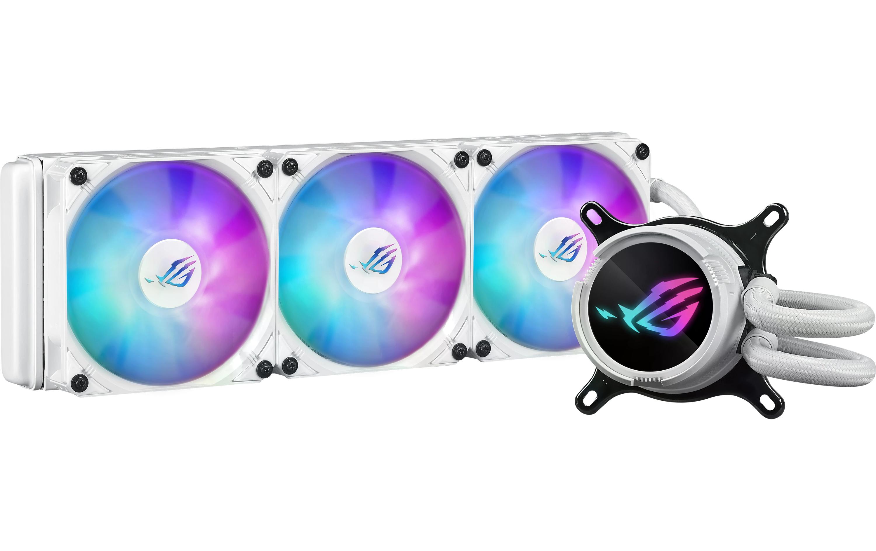 ASUS ROG Wasserkühlung ROG Strix LC III 360 ARGB White Edition