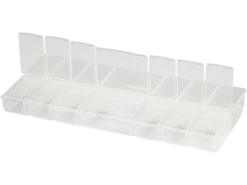 Creativ Company Aufbewahrungsbox 24 x 11 cm, Transparent