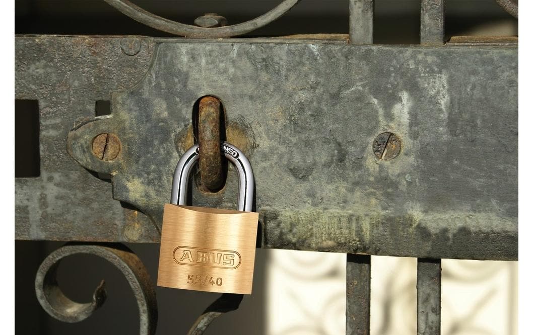 Abus Vorhängeschloss 55/40 Gold Messing