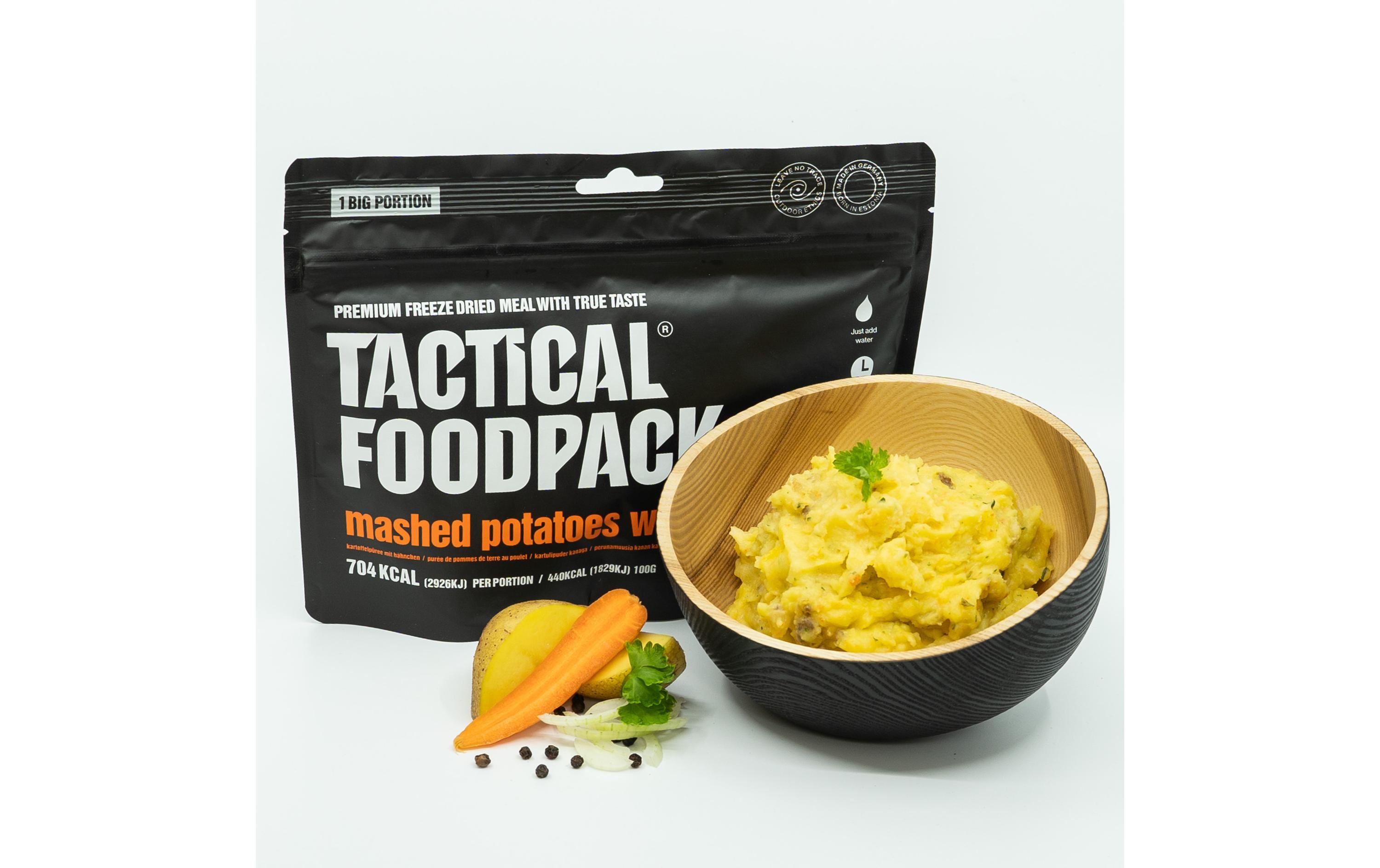 Tactical Foodpack Hauptgericht Kartoffelpüree mit Huhn