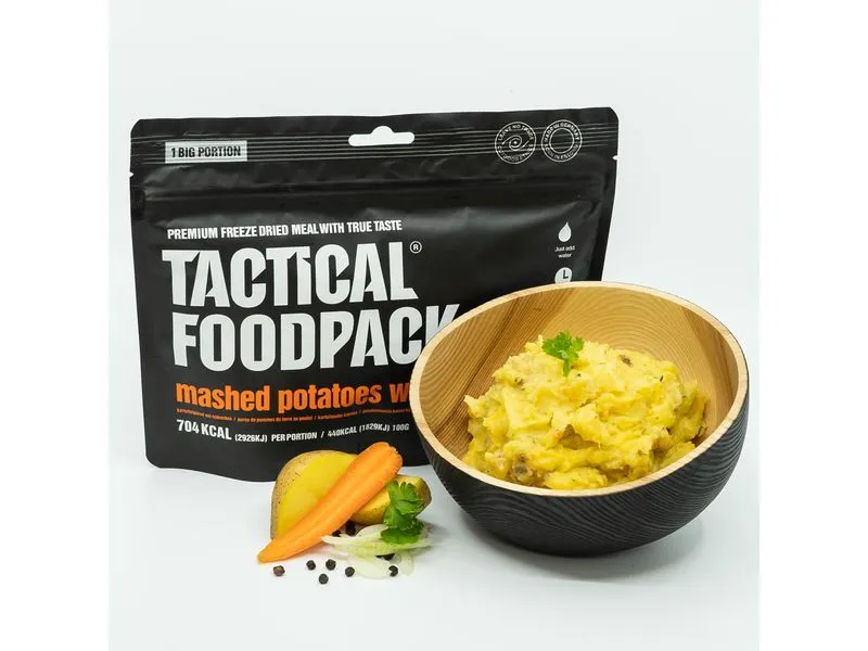 Tactical Foodpack Hauptgericht Kartoffelpüree mit Huhn Tactical Foodpack Hauptgericht Kartoffelpüree mit Huhn