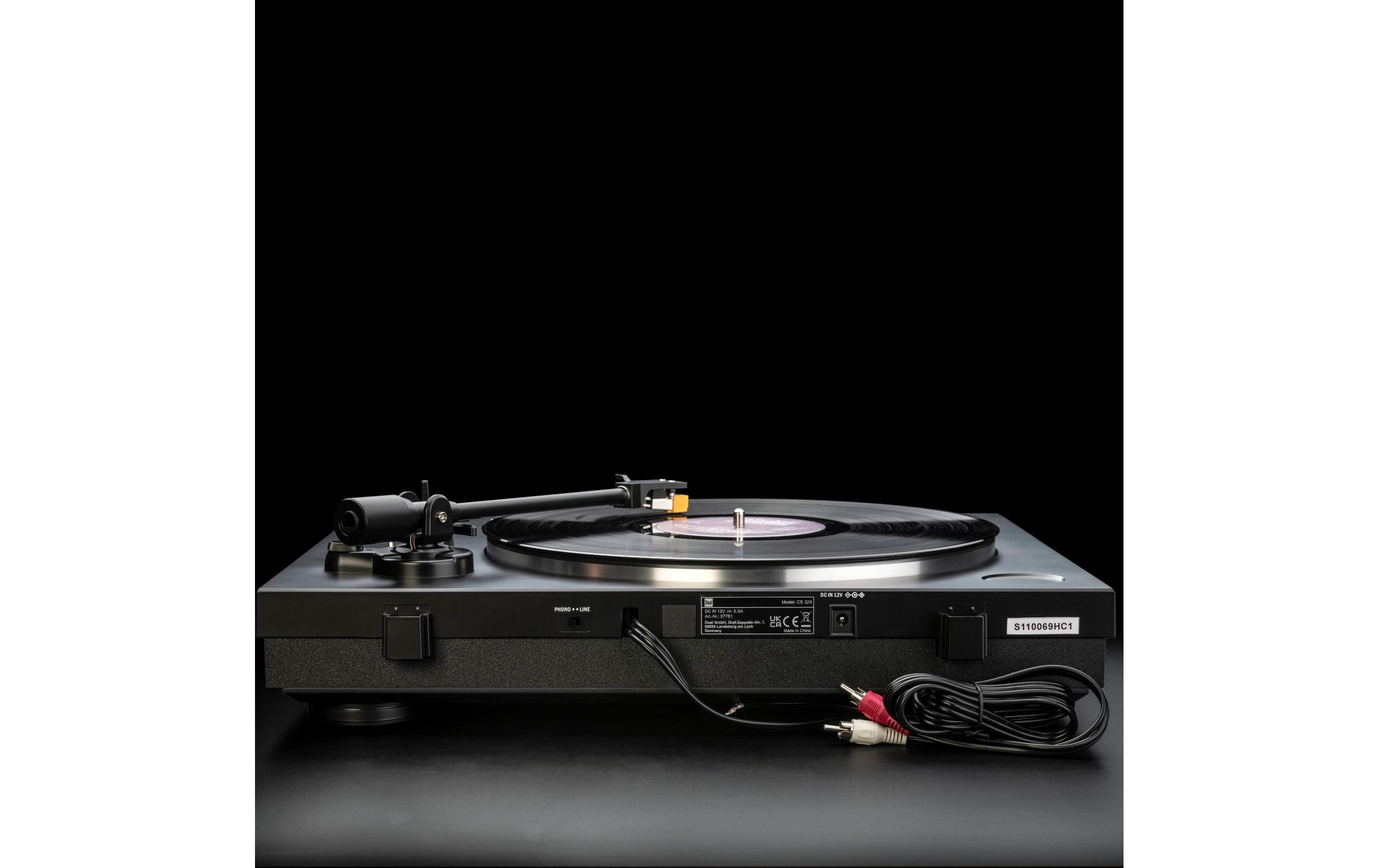 Dual Plattenspieler CS 329 Schwarz