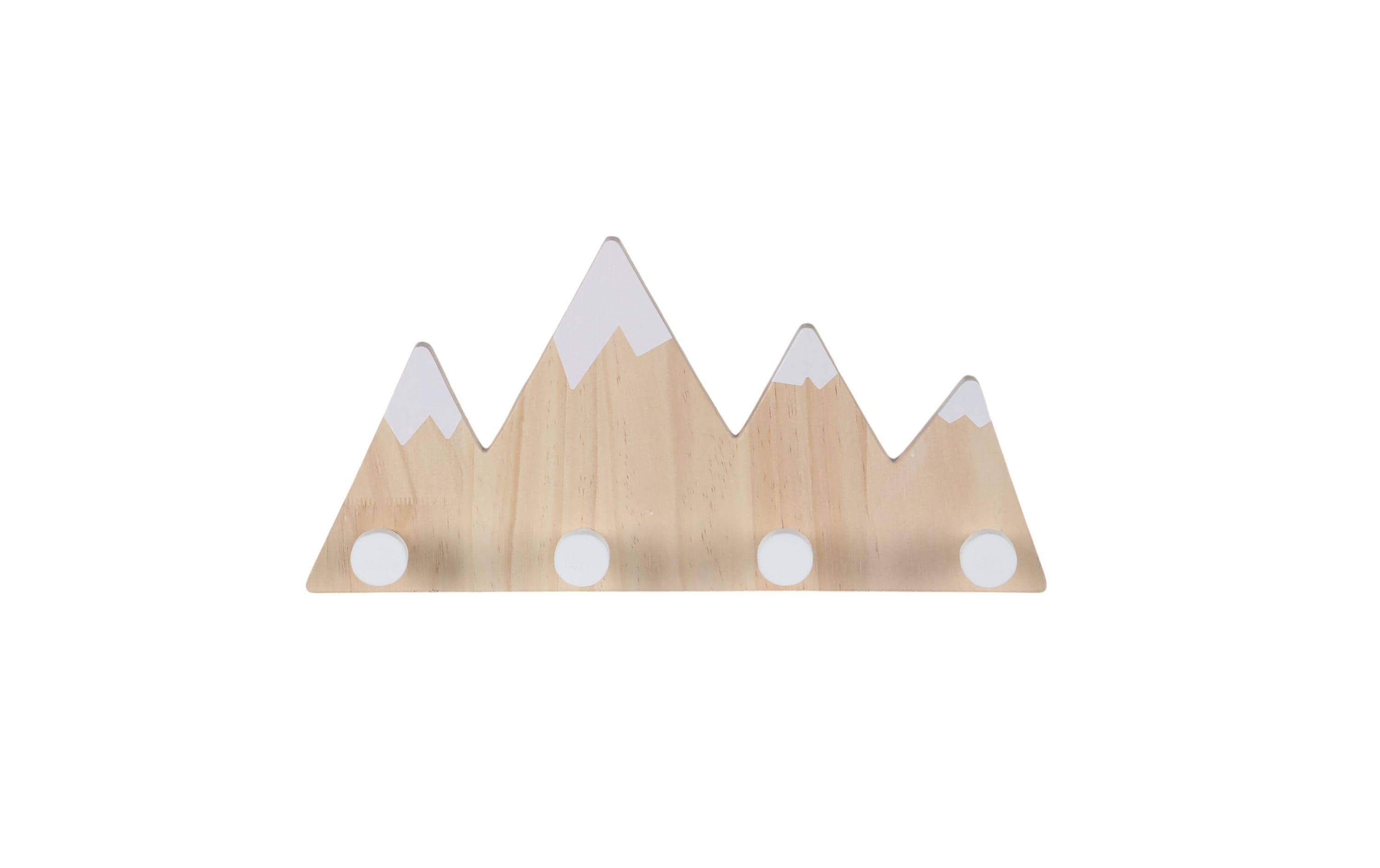 relaxdays Kindergarderobe x , Braun/Weiss