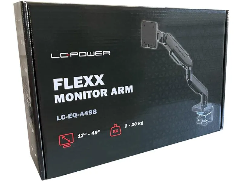 LC-Power Tischhalterung LC-EQ-A49B bis 20 kg – Schwarz LC-Power Tischhalterung LC-EQ-A49B bis 20 kg – Schwarz