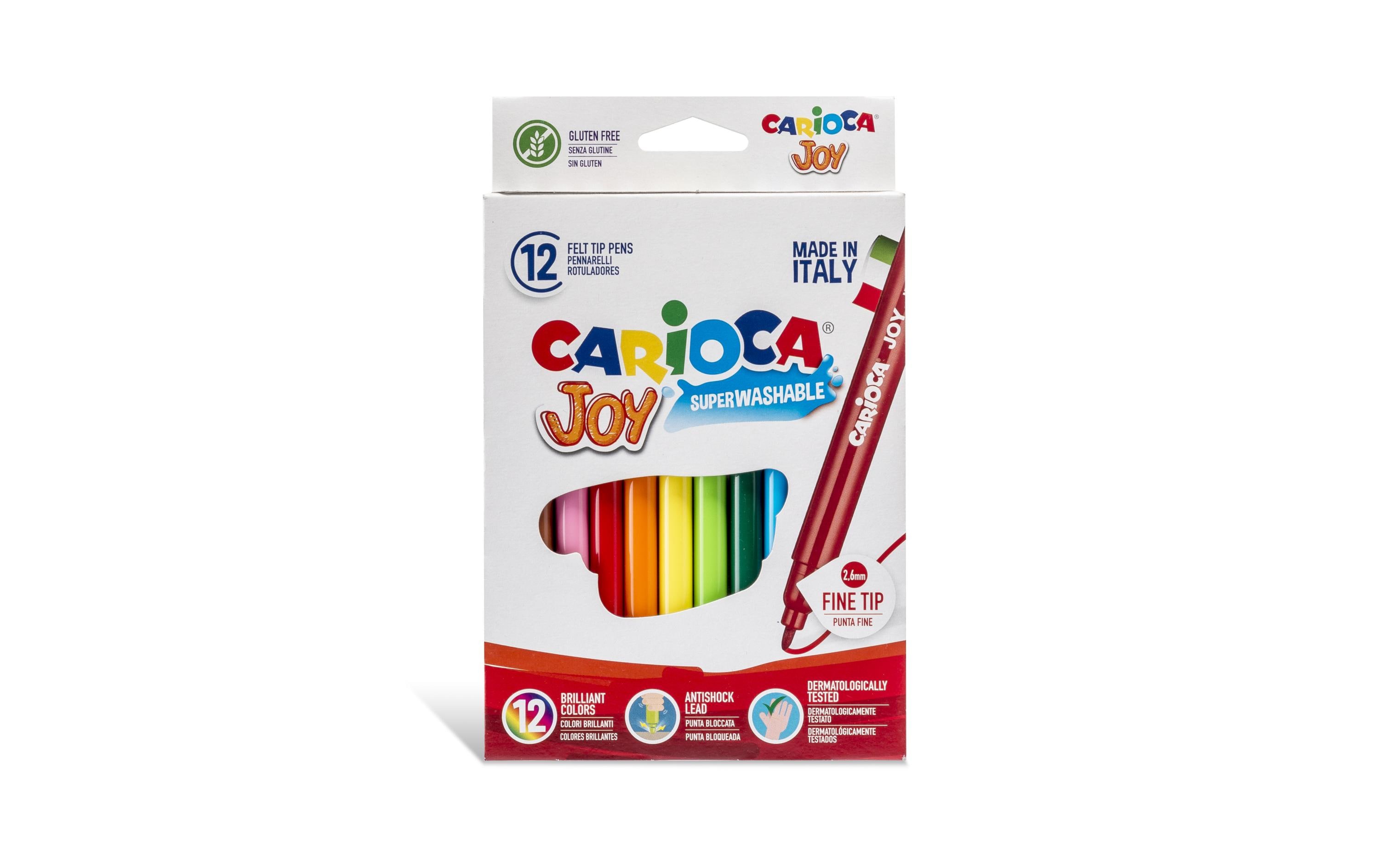 Carioca Fasermaler Joy 12 Stück, Mehrfarbig