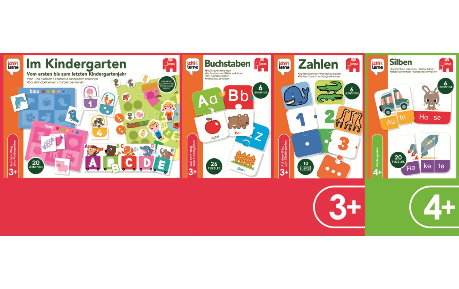Jumbo Kinderspiel Ich lerne Buchstaben