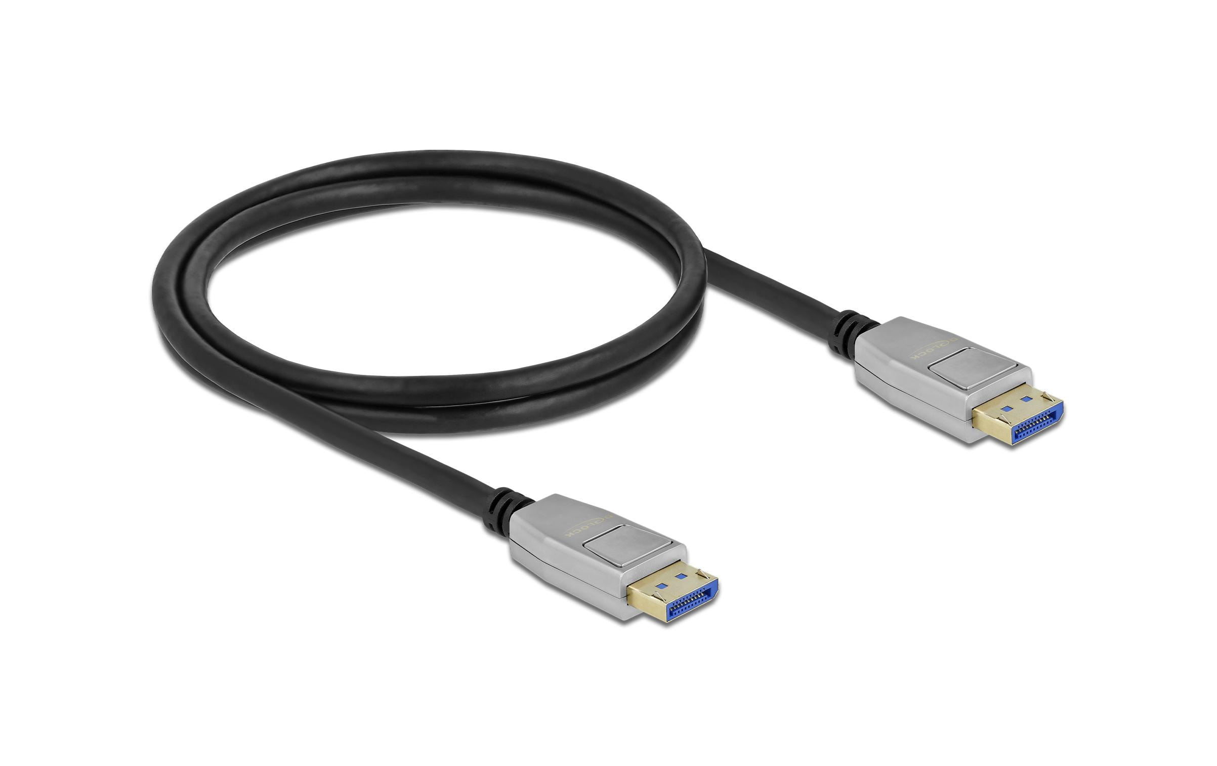 Delock Kabel 10K 60Hz, 54Gbps DisplayPort - DisplayPort, 1 m