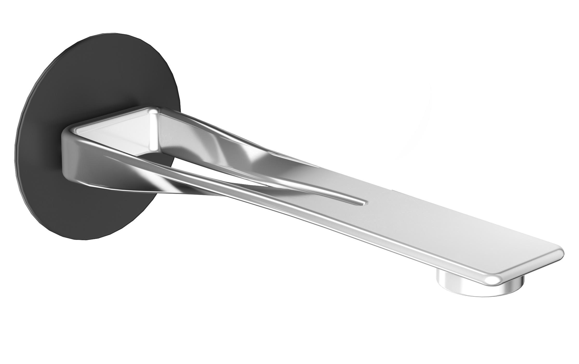 WEBERT Lavaboarmatur ONE-B Gussauslauf, Schwarz matt WEBERT Lavaboarmatur ONE-B Gussauslauf, Schwarz matt