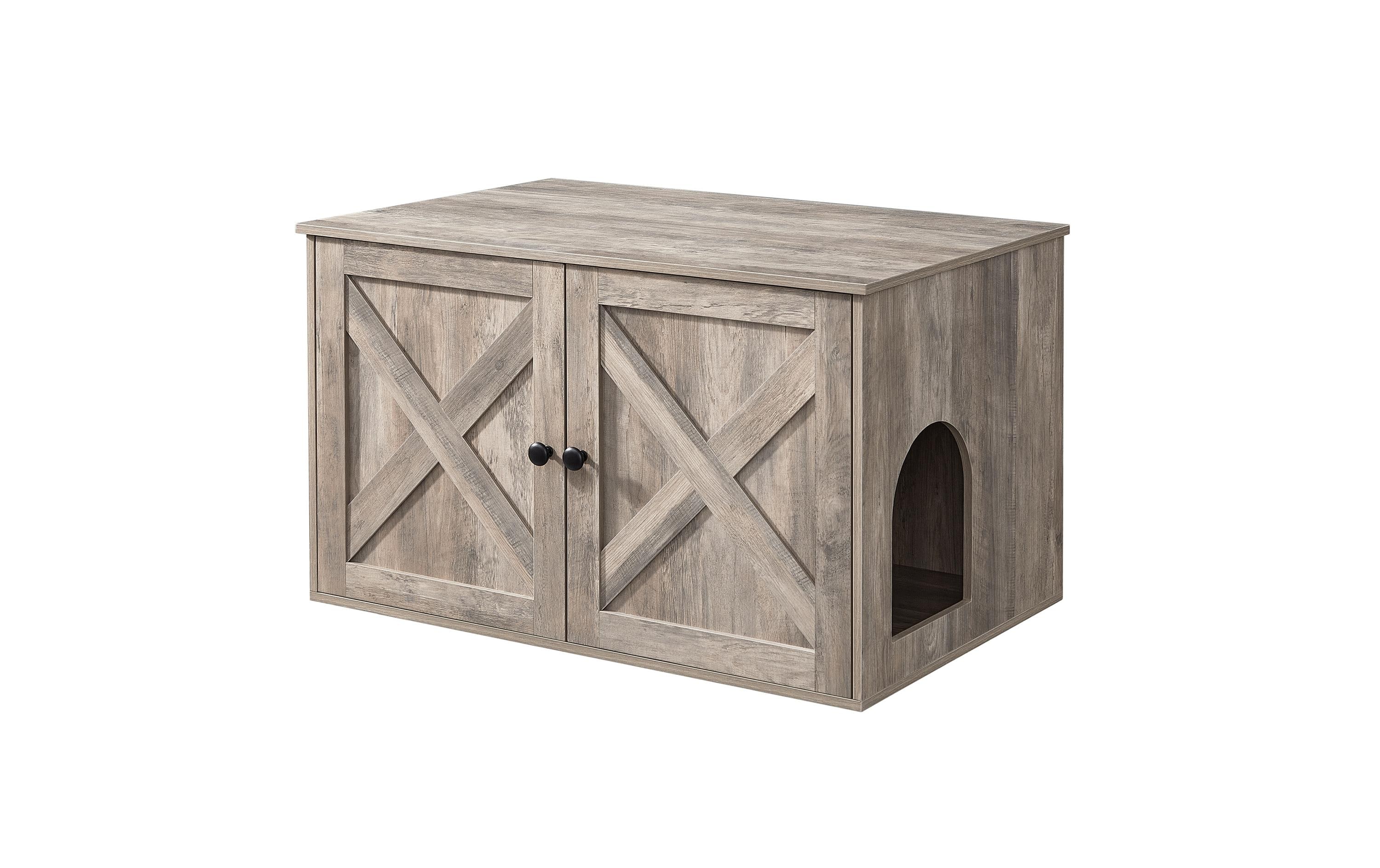 Feandrea Katzenhaus für Katzentoilette, Grau Feandrea Katzenhaus für Katzentoilette, Grau