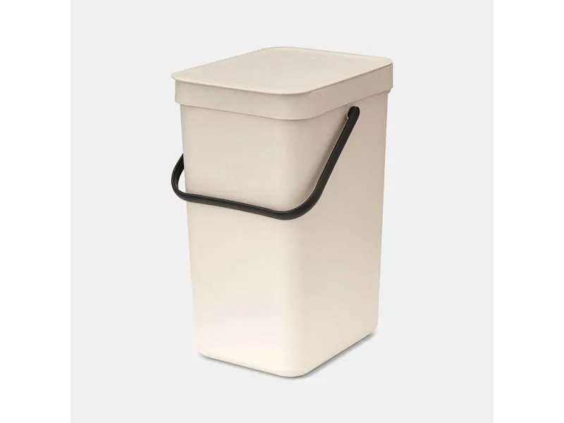 Brabantia Recyclingbehälter Sort & Go 12 l, Beige Brabantia Recyclingbehälter Sort & Go 12 l, Beige