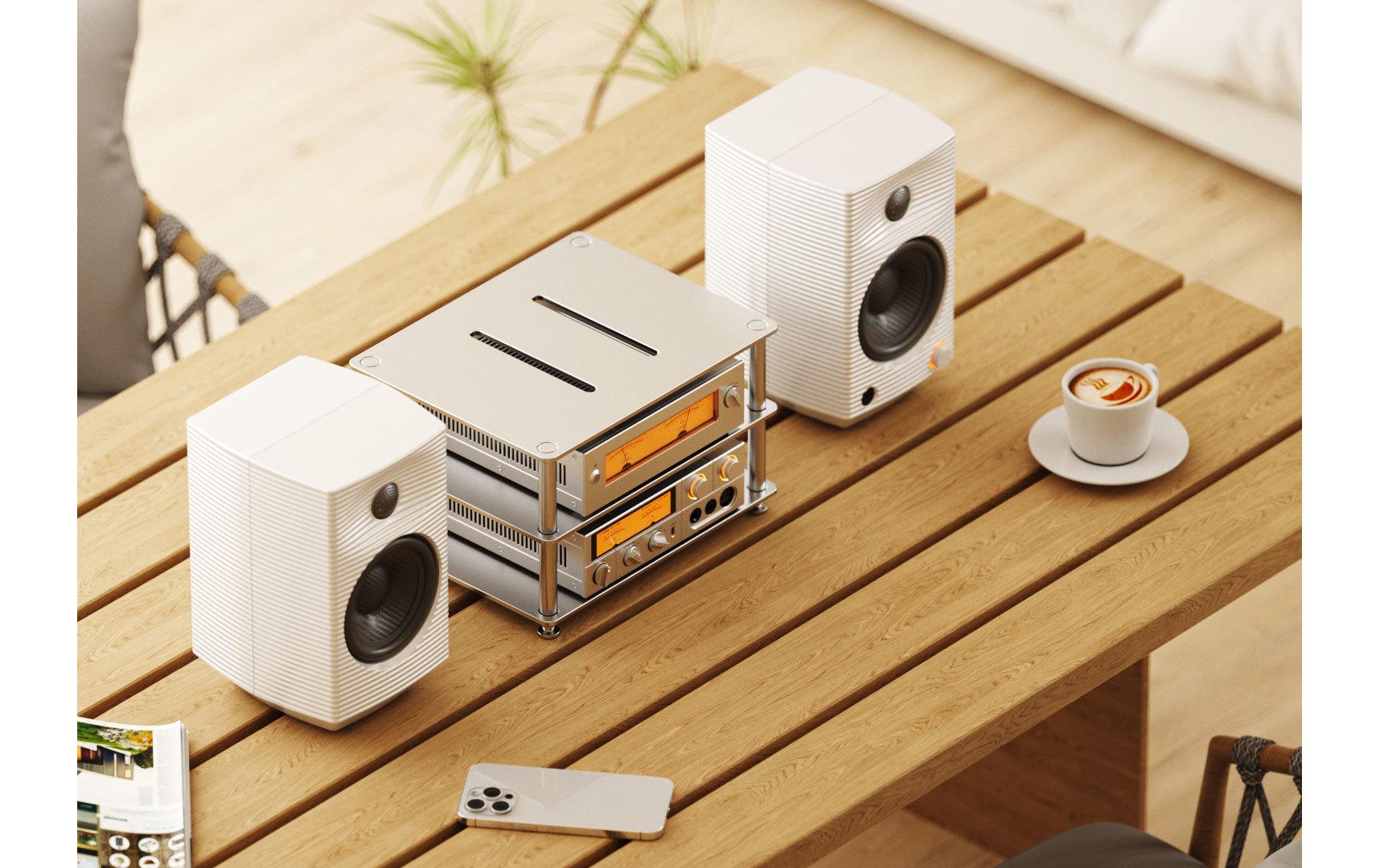 FiiO Regallautsprecher Paar SP5 Weiss