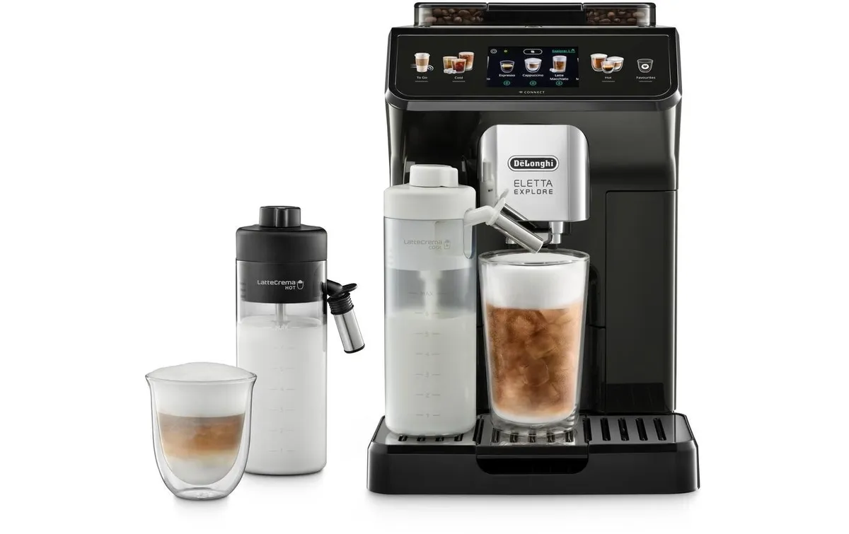 De'Longhi Kaffeevollautomat Eletta Explore ECAM450.65.G Schwarz De'Longhi Kaffeevollautomat Eletta Explore ECAM450.65.G Schwarz