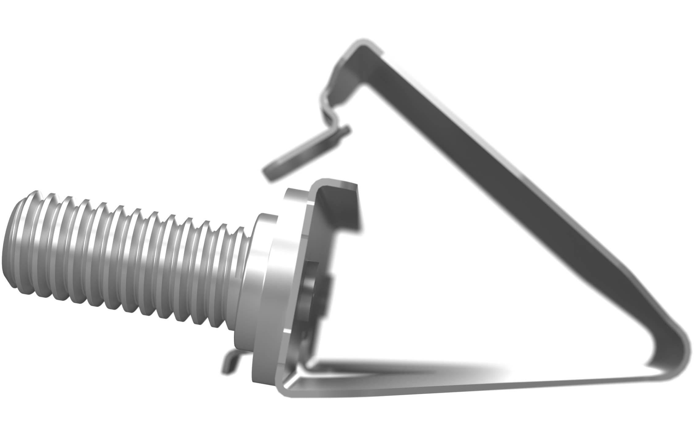 Patchbox Rack Zubehör /dev/mount (Bolzen Rot) 50-Pack