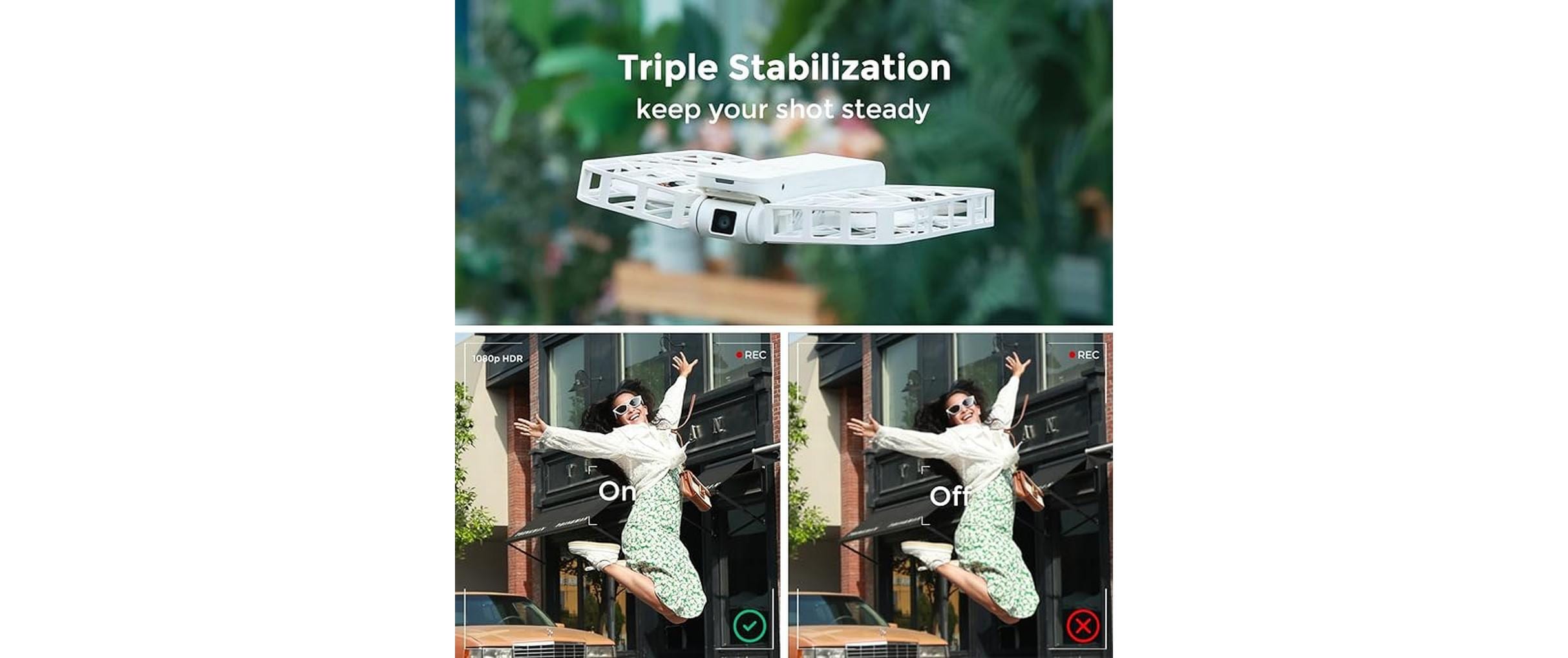 HOVERAir Multikopter HoverAir X1 Standard Weiss, RTF