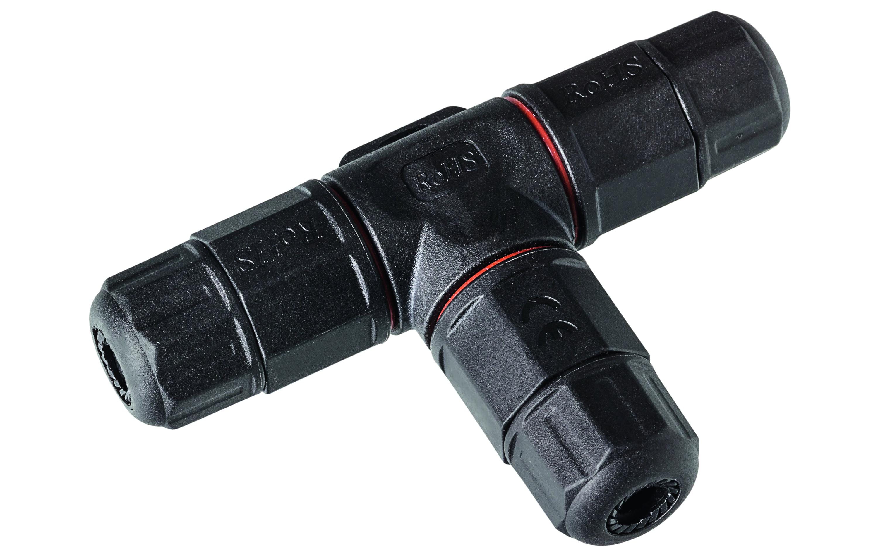 STEFFEN Verbindungsmuffe IP68 T-Stück 3-fach STEFFEN Verbindungsmuffe IP68 T-Stück 3-fach