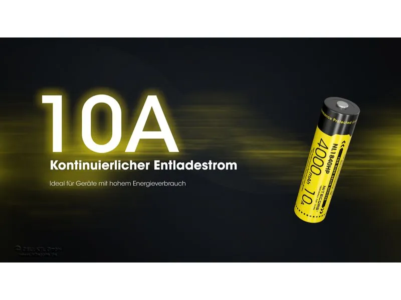 Nitecore Akku NL1840HP 4000 mAh