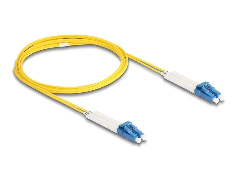 Delock LWL-Patchkabel Singlemode LC – LC, OS2, Duplex, 2 m