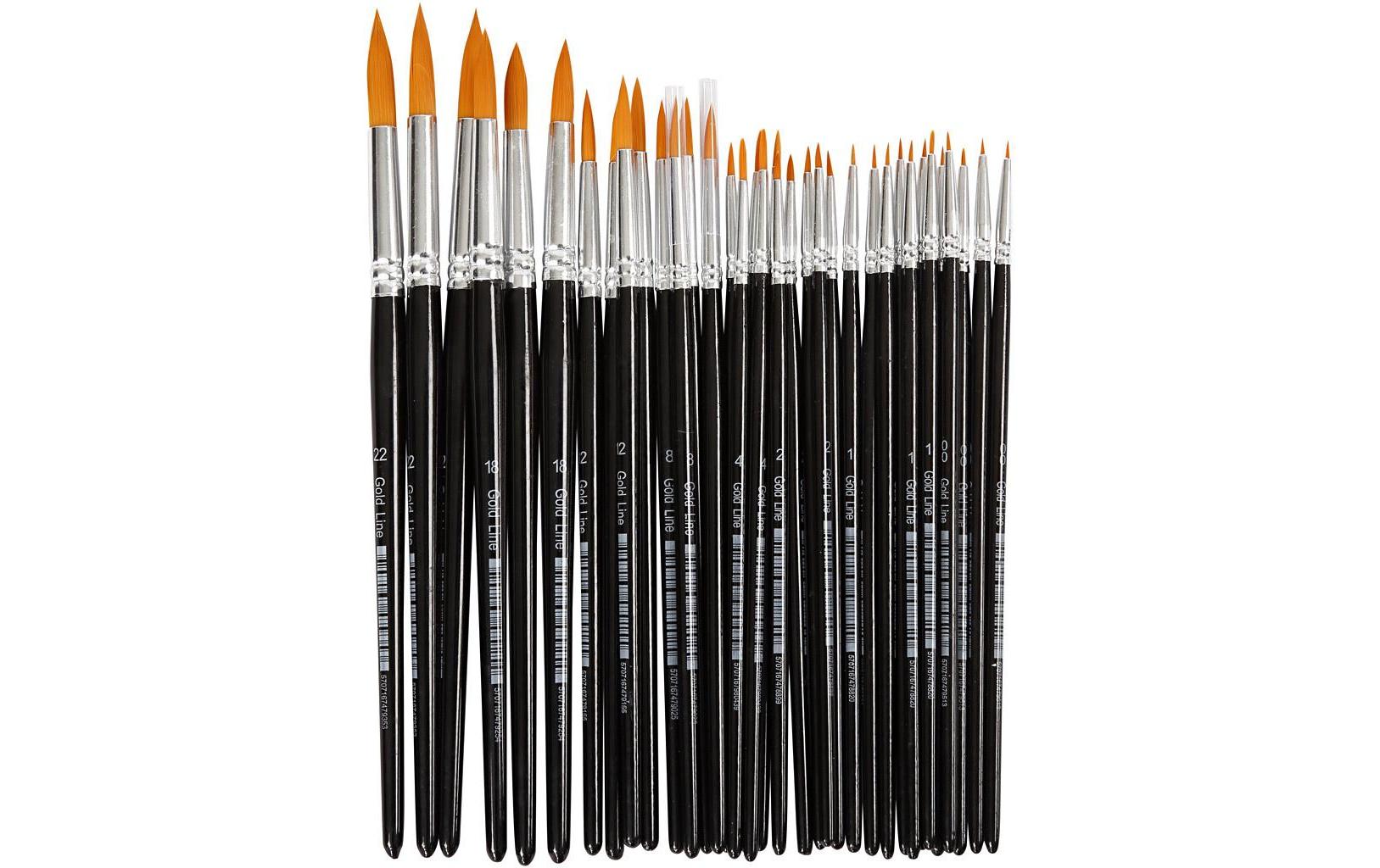 Creativ Company Nylonhaarpinsel 36 Stück Creativ Company Nylonhaarpinsel 36 Stück